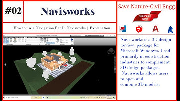 #02. How to use a Navigation Bar In Navisworks.| Explanation