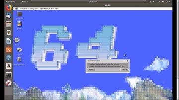 Hosted Icaros 64 first boot to desktop