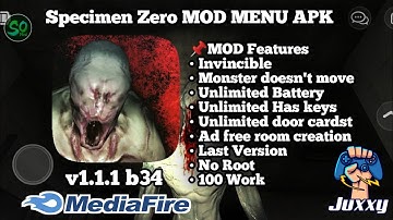 Specimen Zero MOD MENU APK Terbaru 2022 v1.1.1 b34