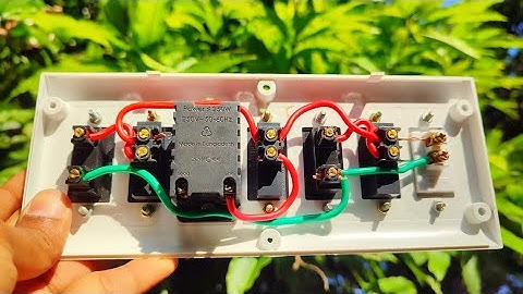 How to make an extension box connection || 2 Socket, 1 Regulator, 3 Switch, 1 endicator.