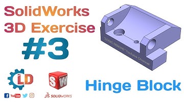 SolidWorks 3D Exercise #3,SOLIDWORKSBEGINNER 2021,#SolidworksModel#mechanicaldesign#industrialdesign