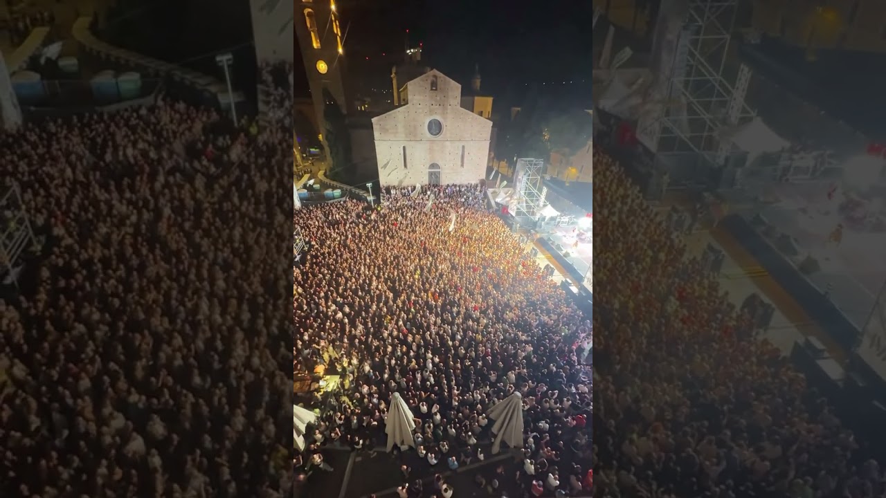 Concerto live Ivan Graziani, Te 29.8.25 (tracce dall’alto)-Filippo Graziani, Lucio Corsi, M.Biondi.