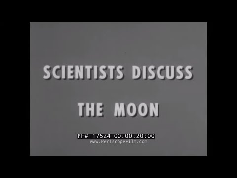 1960s NASA ROUNDTABLE: SCIENTISTS DISCUSS THE MOON  HAROLD C. UREY & THOMAS GOLD  17524