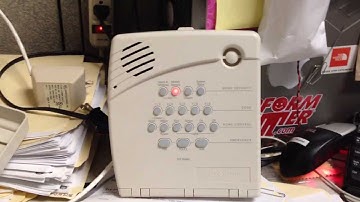 GE Simon 3 Alarm System Programmed to Dial a Phone Number
