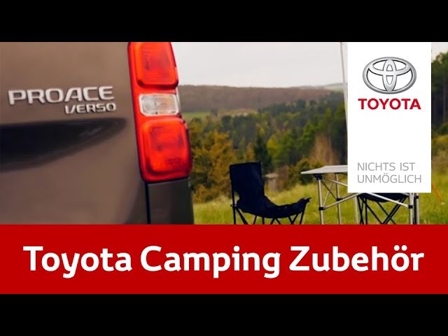 Camping mit dem Toyota PROACE VERSO  QUQUQ Camping Box und mehr 