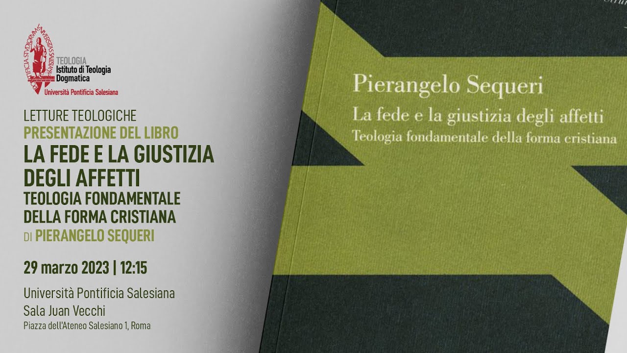 Live stream - Presentazione del libro La fede e la giustizia degli affetti