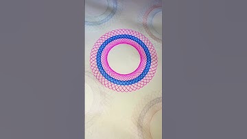 Spirograph Drawing Geometric | Ladki Deewani | #shorts #spirograph #Atik_official