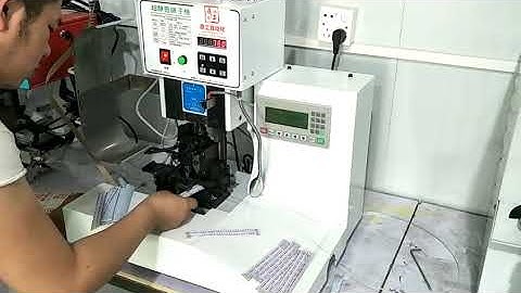 Automatic Ribbon Wire Cutting Stripping Crimping Machine