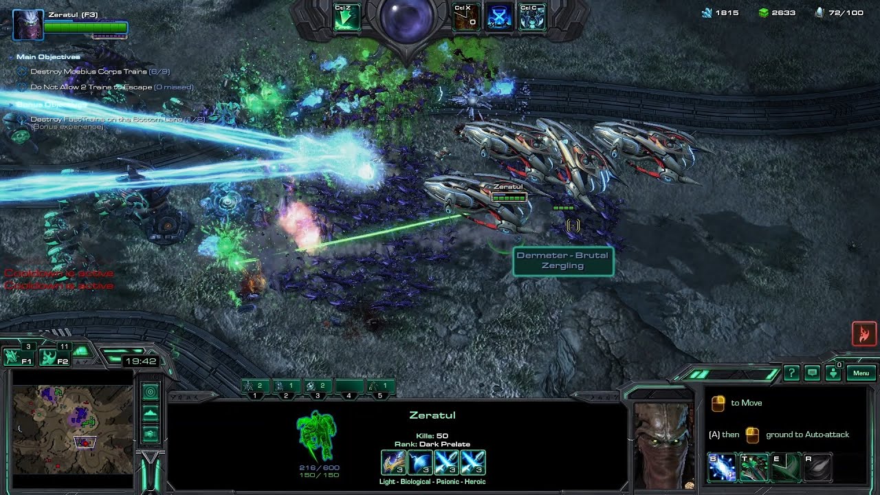 StarCraft 2 Co-op | Zeratul & Zagara | Oblivion Express | Brutal