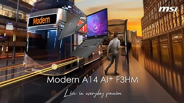 Modern A14 AI+ F3HM — Next-Level AI PC | MSI