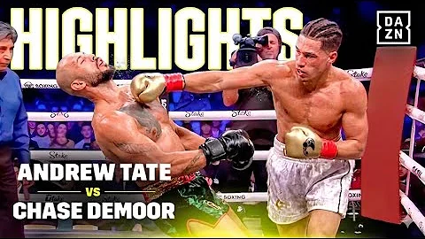 Andrew Tate VS Chase Demoor Highlight- The moment Tate lost...