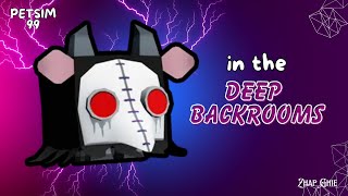 In the deep backroom  | PETSIM99