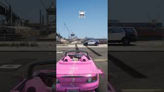 Sports car vs US tank, GTA car stunts  #gta #gta5 #gtav #stunts