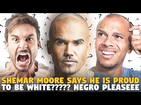 Shemar Moore says He is Proud To Be White Also....SMH