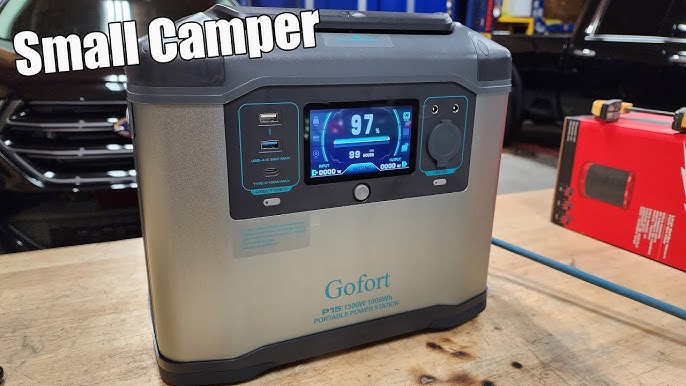 Dropship GOFORT 1500W Portable Power Station 1008Wh Solar Generator;  Recharge 0-80% Within 1 Hour; E-VSZ Mode Up To 2500W; E-UPS; Portable Solar  Power Station For Home Outdoor CPAP RV Camping Fishing to