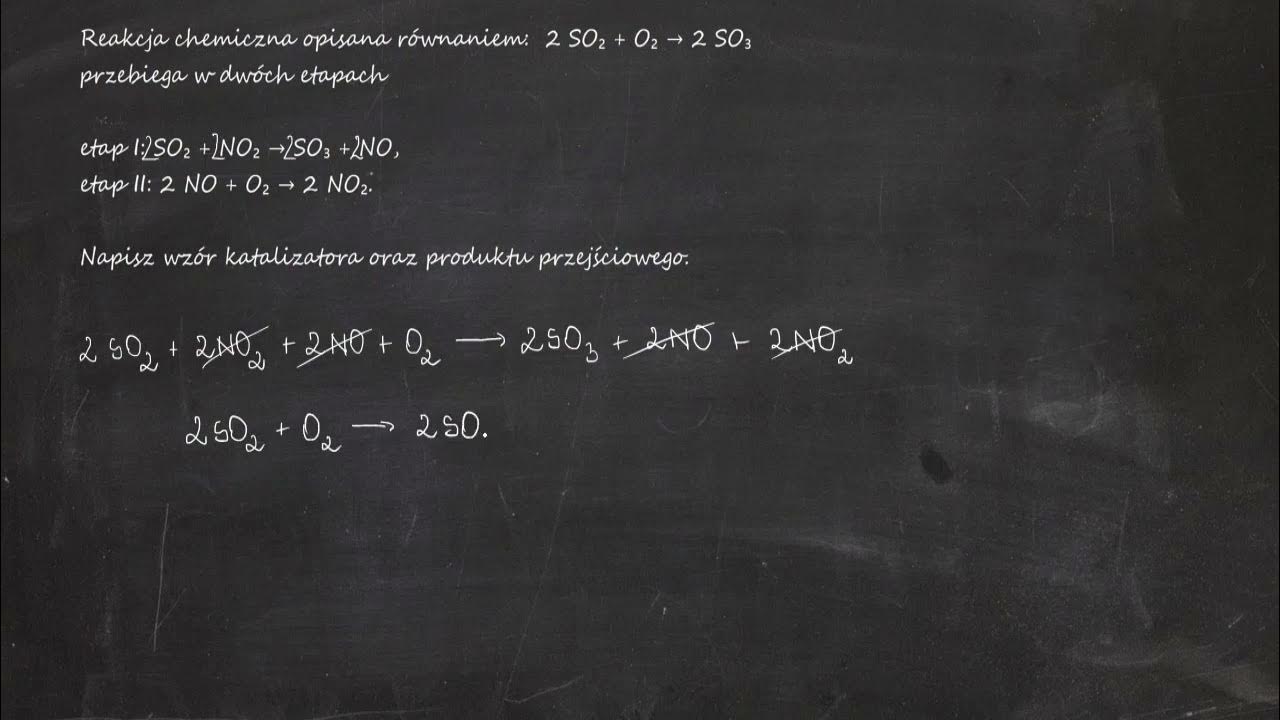 Sprawdzian Z 2 Gimnazjum Całoroczny Odpowiedzi Reakcja chemiczna opisana równaniem: 2 SO₂ + O₂ → 2 SO₃ przebiega w