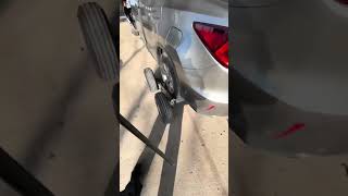 How to put dollies on a vehicle. #towlife #towoperator #towtruck  #towchick #tow