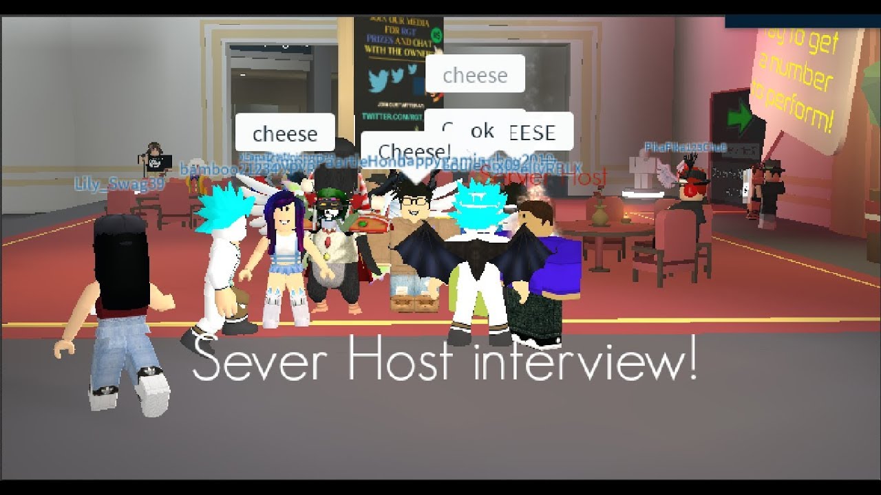 Server Host Interview Rgt Youtube - roblox got talent how to be server host