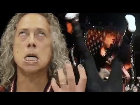 METALLICA Guitarist Kirk Hammett Slips & Falls On His Wah Pedal