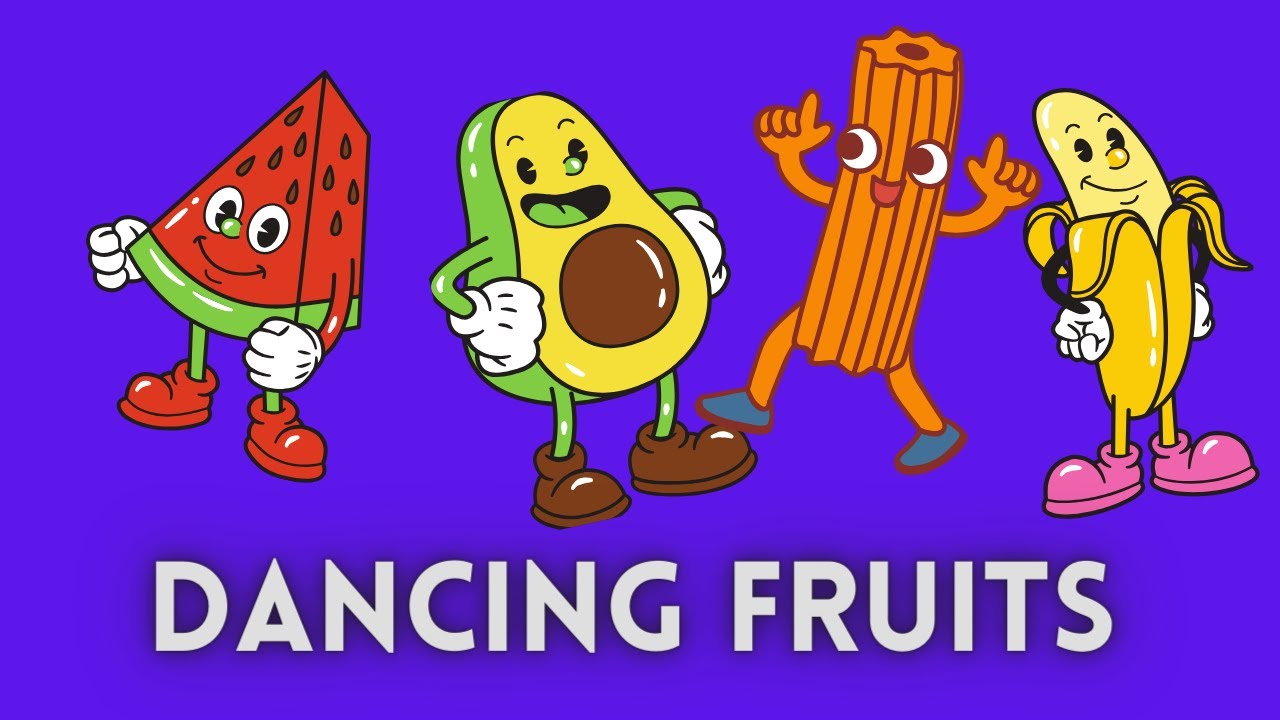 Dancing Fruits Cartoon for Kids Timepass YouTube