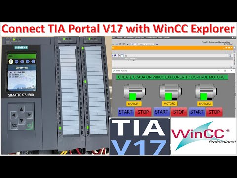 TIA PORTAL V17 CONNECT WITH WINCC EXPLORER V7.5