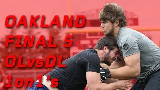 Oakland OL vs DL 'Final 5' 1 on 1's | Nike Football's The Opening Regionals