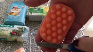 ASMR SOAP/АСМР режу старенькие мылки