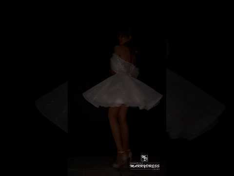 Короткое свадебное платье из «Кукольной коллекции» #свадебныеплатья #свадебныеплатьяворонеж #свадьба