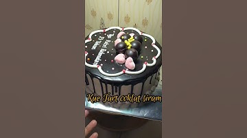 Thumbnail of Kue Tart coklat siram#shorts