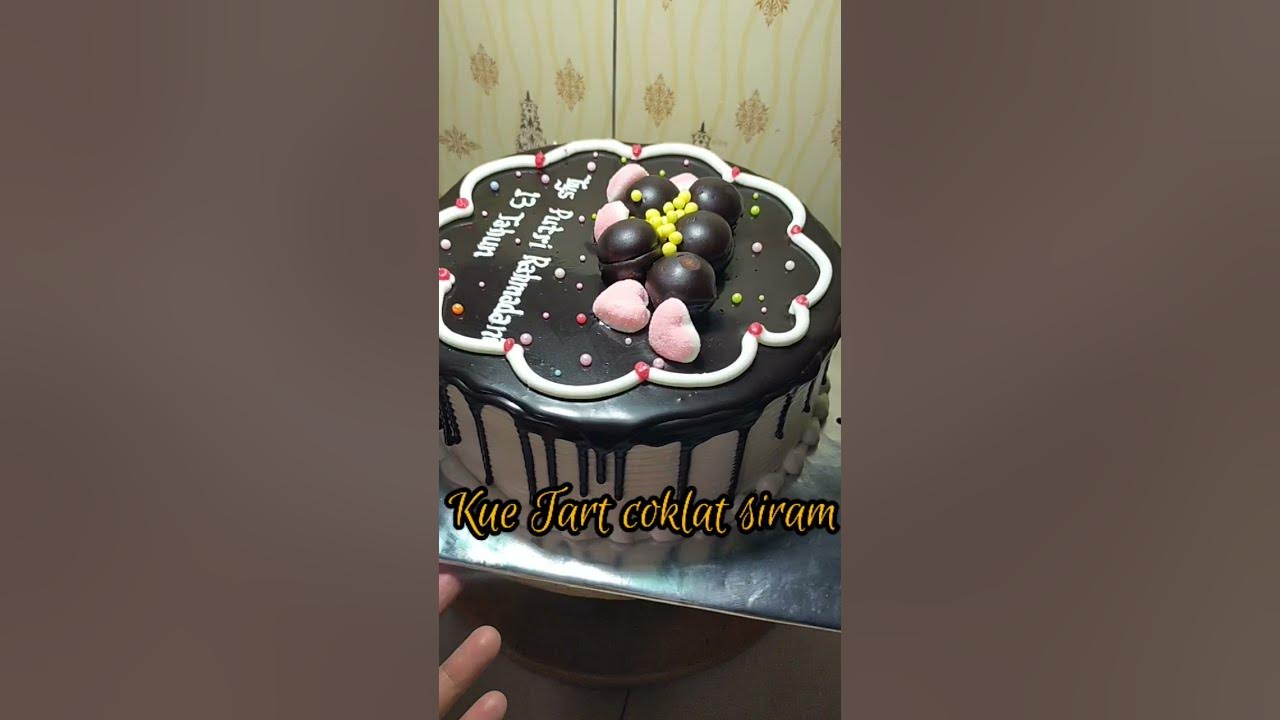Kue Tart coklat siram#shorts