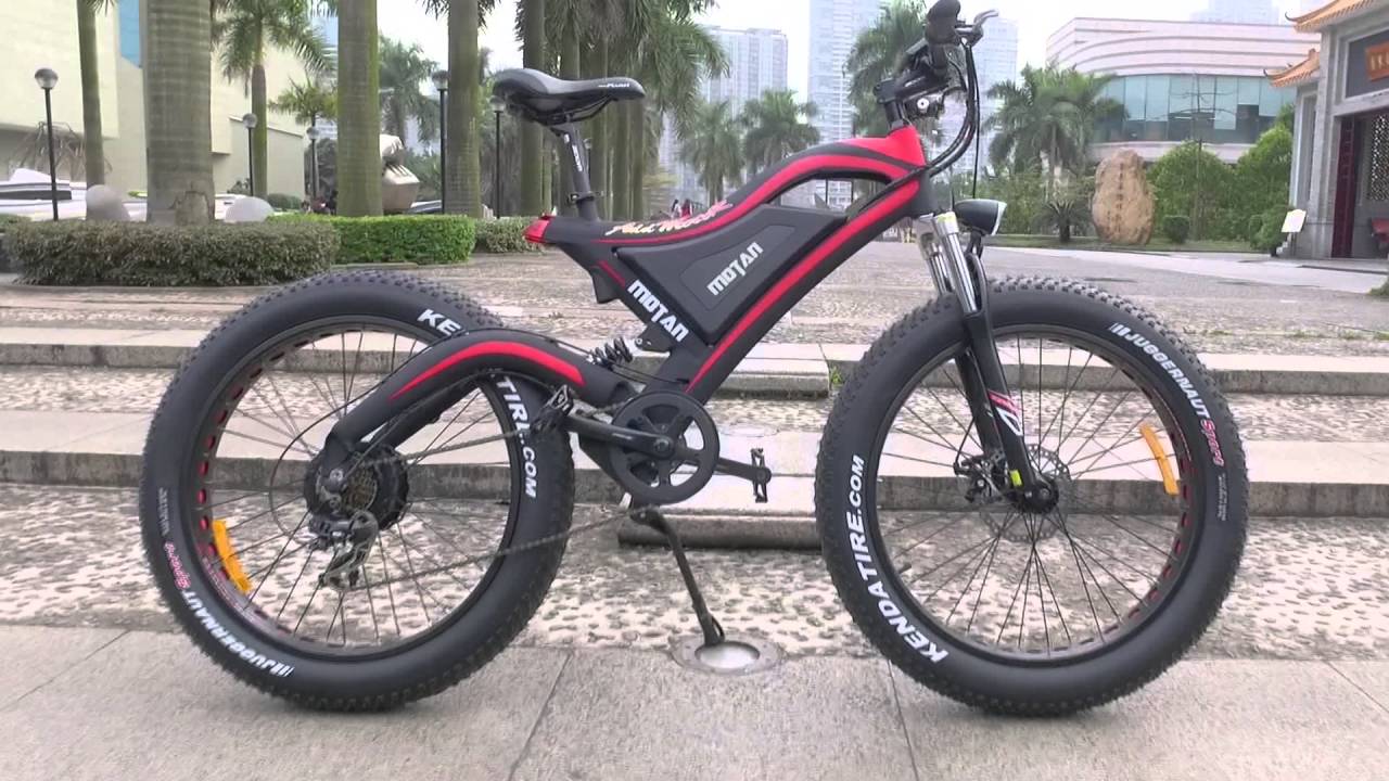 fat tyre electric mountain bike