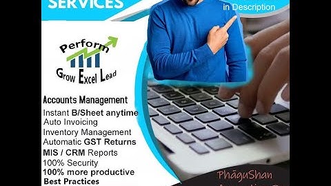 Excel based Accounting - PhaguShan Most advanced & Best MS Excel Book-keeping Accounting software