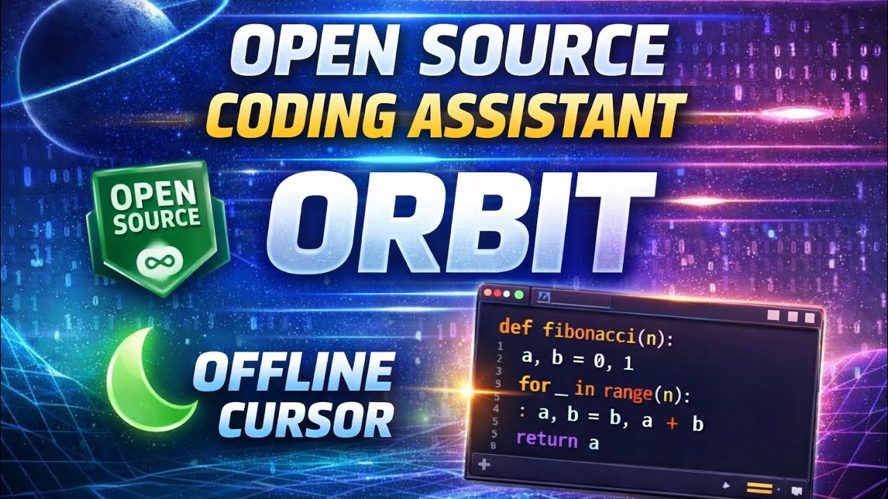 orbitcode offline open source coding assistant. v1