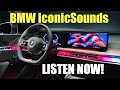 Bmw iconic sounds demo  bmw i7 electric sound