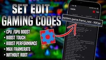 Set Edit Gaming Code | Improve Gaming Performance Using Set Edit