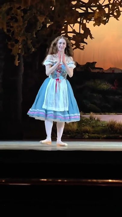 Marianela Núñez rehearsing the Giselle variation with her hair blowing in the wind