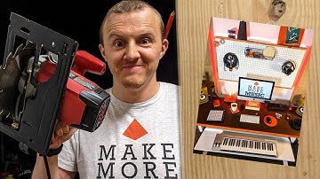 Building a MIDI Keyboard Drawer for my MUSIC STUDIO Standing Desk