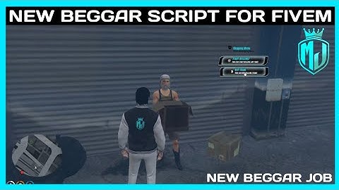 QBCore Begger Job Script *FREE* | FiveM Roleplay Scripts | FiveM Tutorial 2023 | MJ DEVELOPMENT