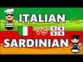 Italian vs Sardinian (100 Basic Words & Phrases)