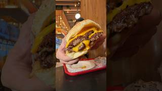 Famous Cheeseburger From The Menu Movie.. Available Irvs Burgers