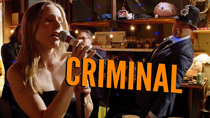 Criminal Cover version - Cover performance video thumbnail