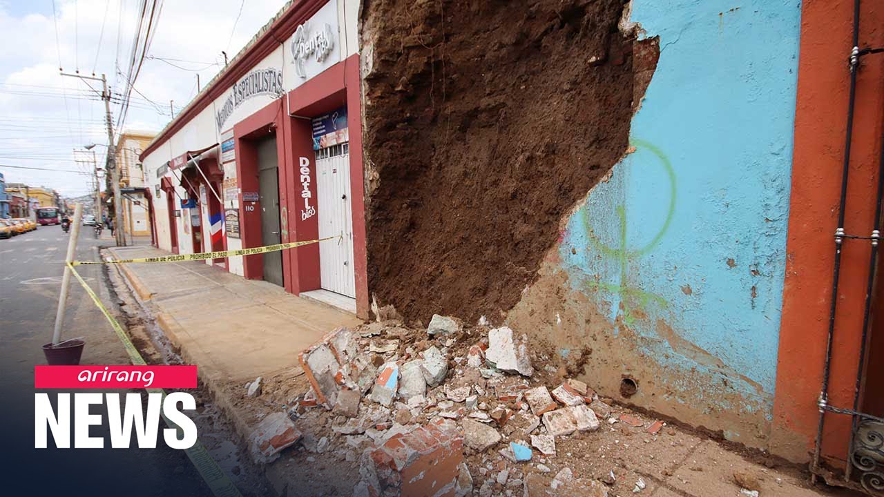 7 5 Magnitude Quake Strikes Mexico S Southern State Of Oaxaca Killing 1 Person Youtube