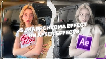 Warp Chroma effect Tutorial || After Effects 
