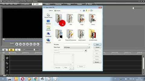how to convert video file to any other formated with corel videostudio
