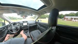 Comma AI Comma Three autonomous driving a Subaru Crosstrek.