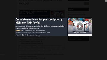 Crea sistemas de ventas por suscripción y MLM con PHP-PayPal