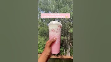 Starbucks Secret Menu🤫| 🍰STRAWBERRY SHORTCAKE 🍰