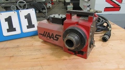 Haas HA5C Programmable Rotary Table With Air Closer