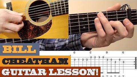 "Bill Cheatham" | Doc Watson - Intermediate Bluegrass Guitar Lesson with TAB