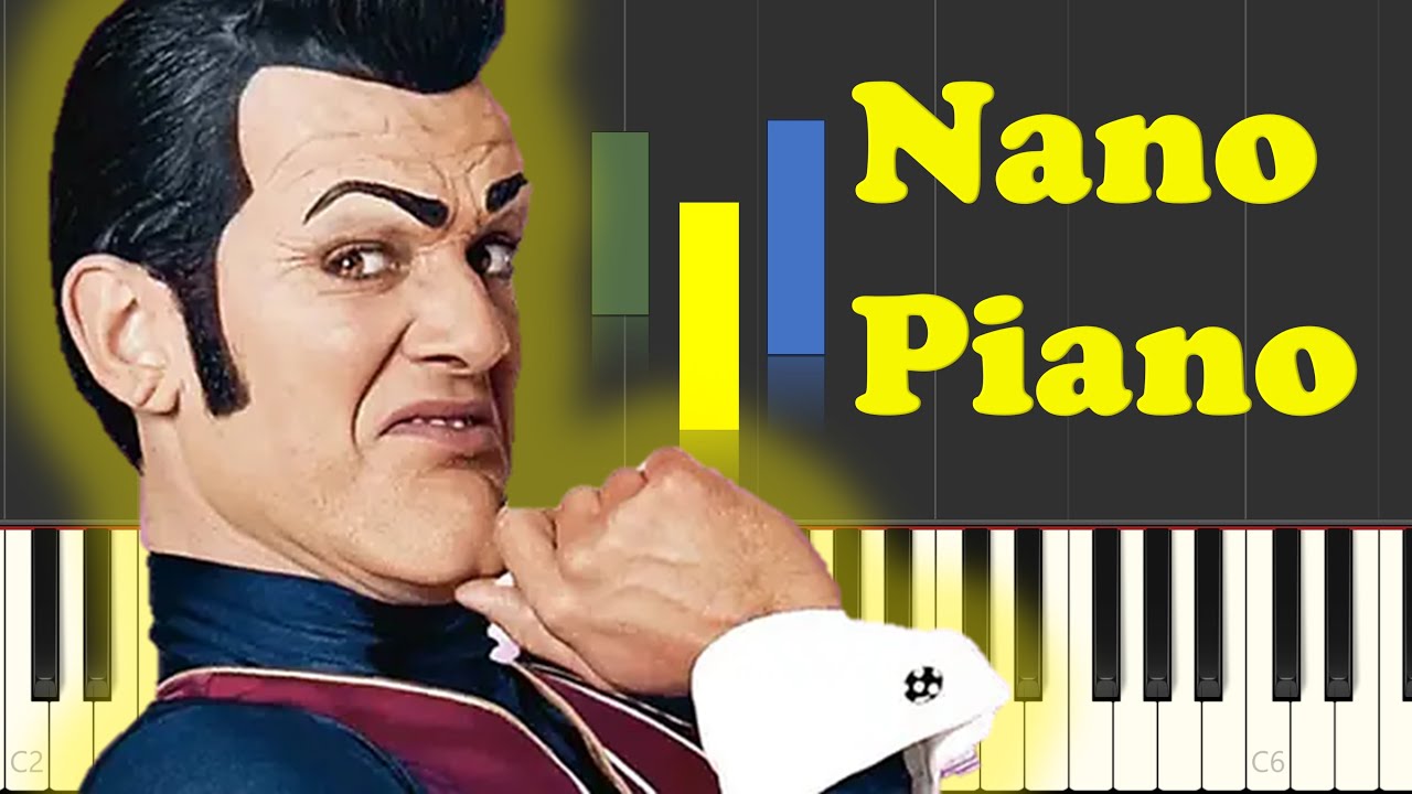 Lazy Town – Cooking By The Book 🎹 | Nano Piano (Super Easy Version ...